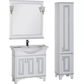 Зеркало Aquanet Валенса 180291 110 см белый матовый